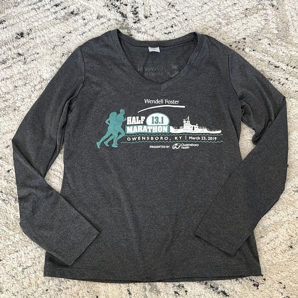 Grey Running Longsleeve Shirt 